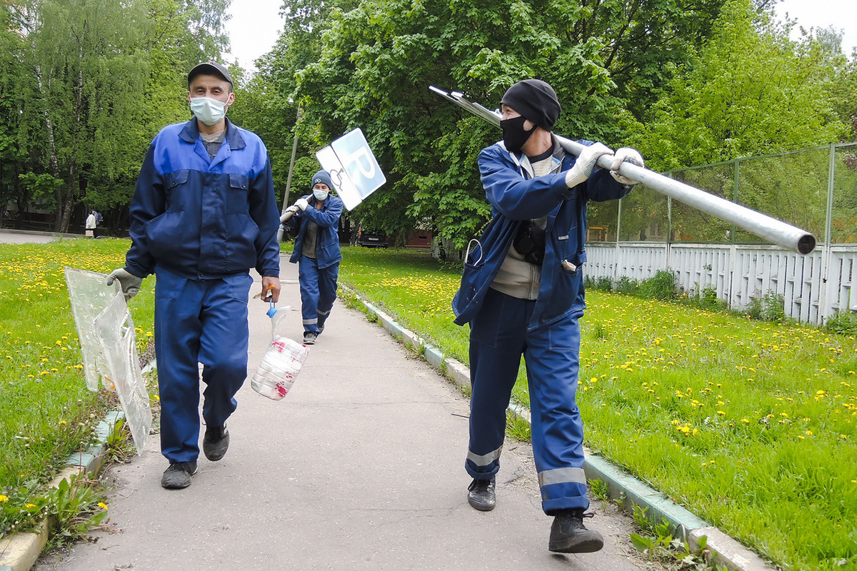 Принудительные работы москва