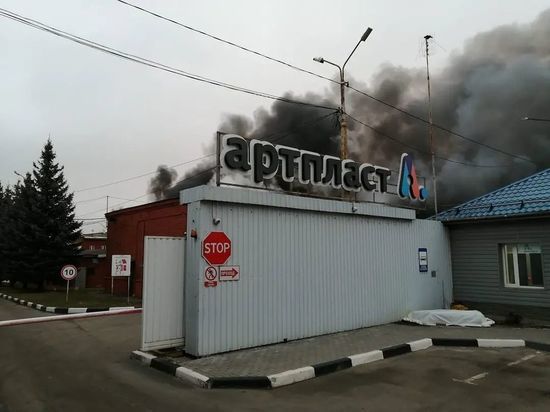 Крупный пожар произошел в Серпухове