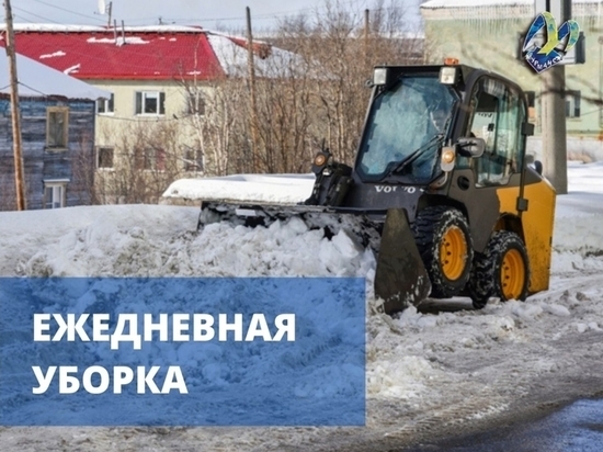 С улиц Мурманска за минувшие сутки вывезено более 3 200 кубометров снега