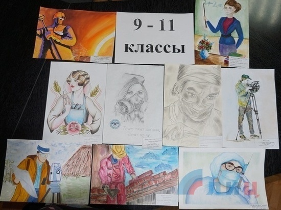 Луганские школьники нарисовали свой город 1000 раз: ФОТО