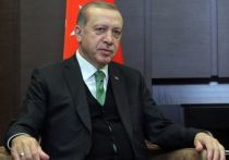 Лидер турецкой Партии националистического движения Девлет Бахчели подарил президенту Турции Реджепу Эрдогану карту тюркского мира, на которой изображены и регионы России
