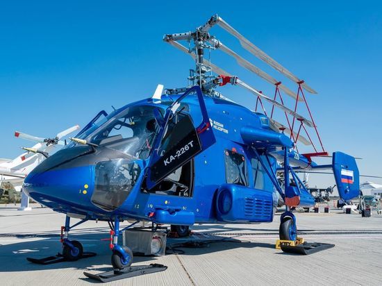 Вертолёты, выпущенные в Улан-Удэ, экспонируются на выставке в Дубае