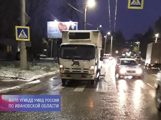 Пьяный водитель грузовика без прав сбил в Иванове пешехода