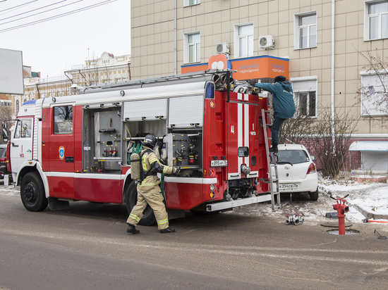 Огнеборцы спасли здание краеведческого музея в Чите от «пожара»