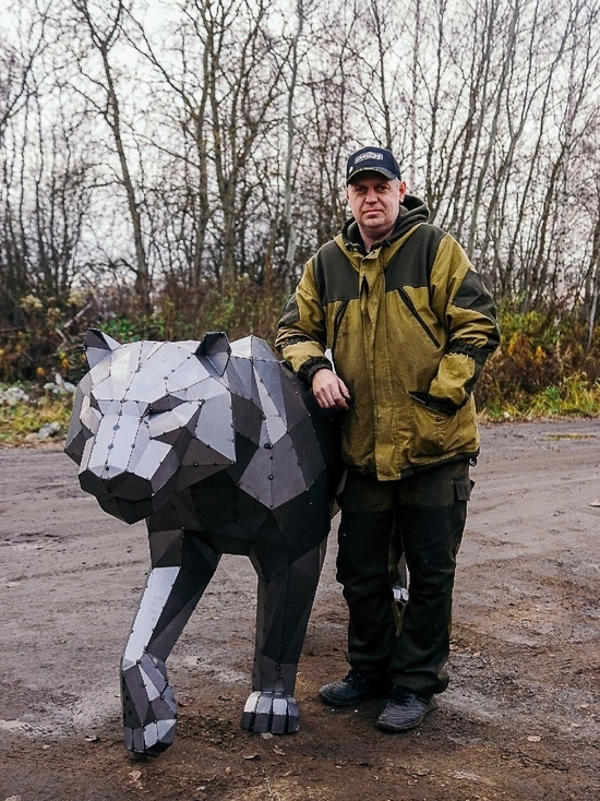 Скульптор из Иванова создал тигра в технике моделирования