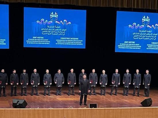 Хор из Красноярска выступил с концертом в Сирии