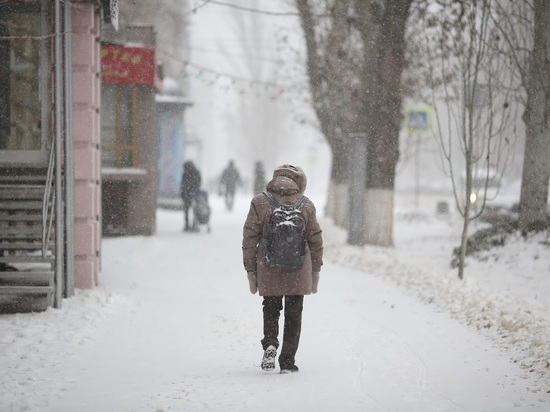 В начале недели в Волгограде ожидается мокрый снег и метель