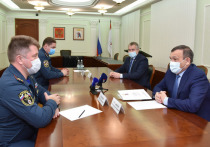 Глава республики провел рабочую встречу с новым начальником ГУ МЧС России по Марий Эл.