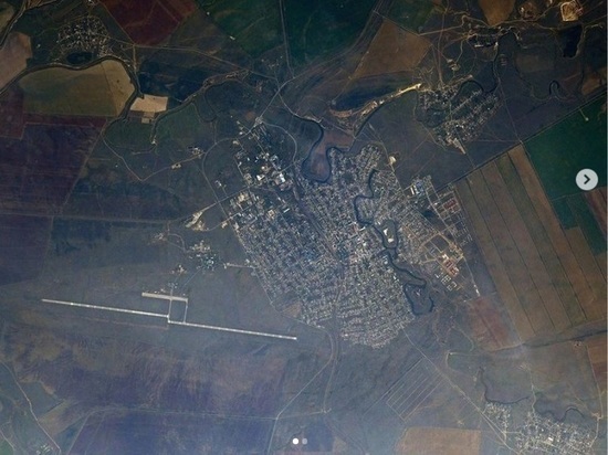 Качинец показал из космоса самый южный город Волгоградской области