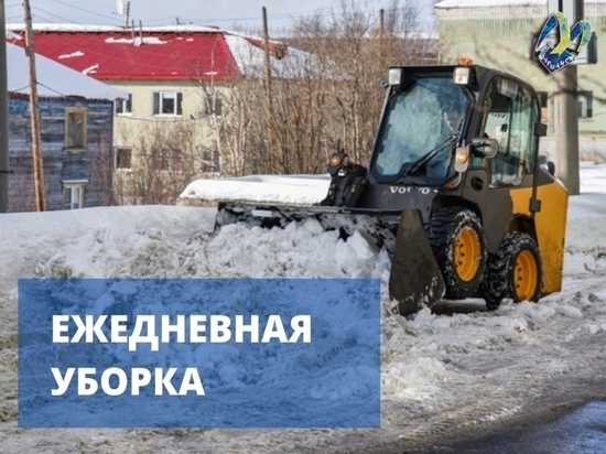 С улиц Мурманска за минувшие сутки вывезено более 7 тысяч кубометров снега