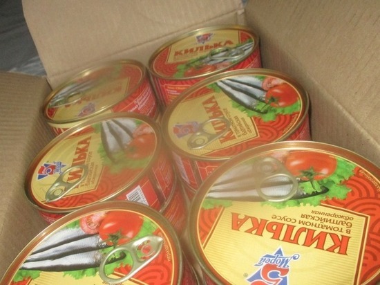 Калининградские консервы не прошли контроль на границе в Псковской области