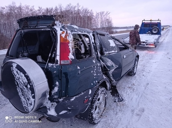 15-летняя девочка пострадала в ДТП на трассе в Омской области