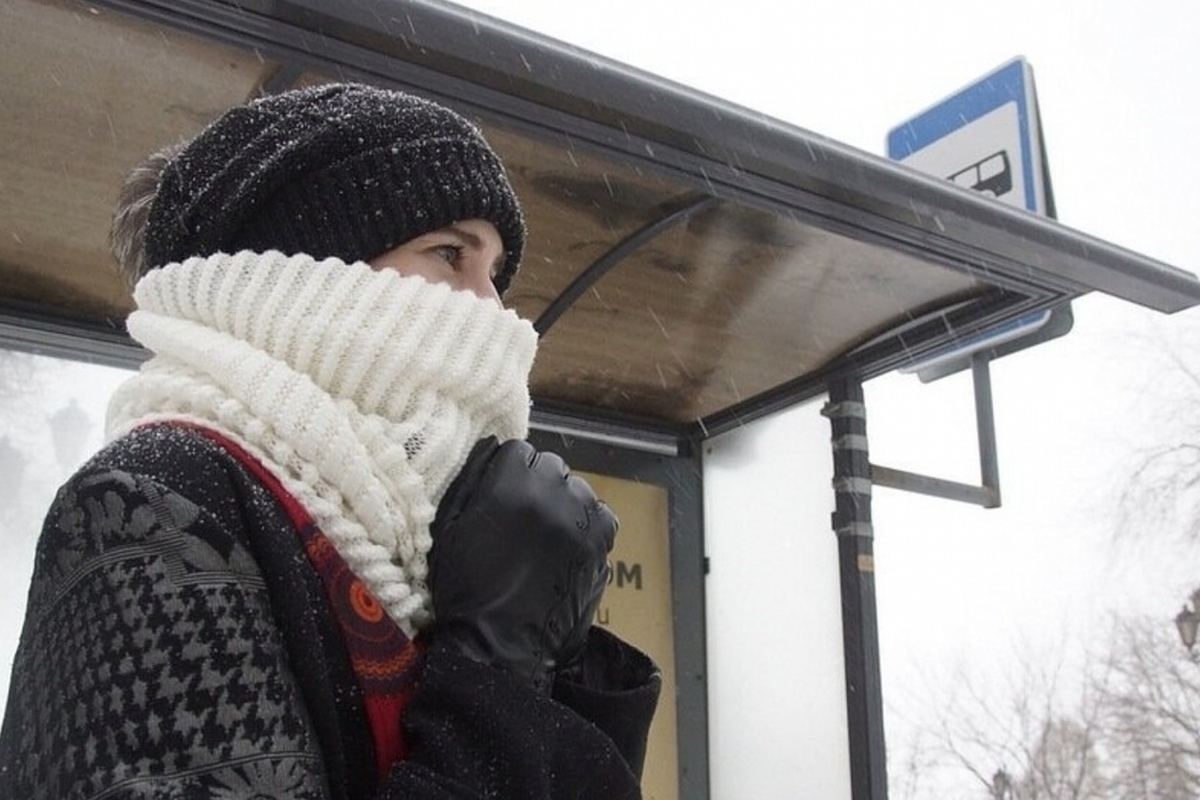 В Ярославле жители два часа ждали автобус на морозе