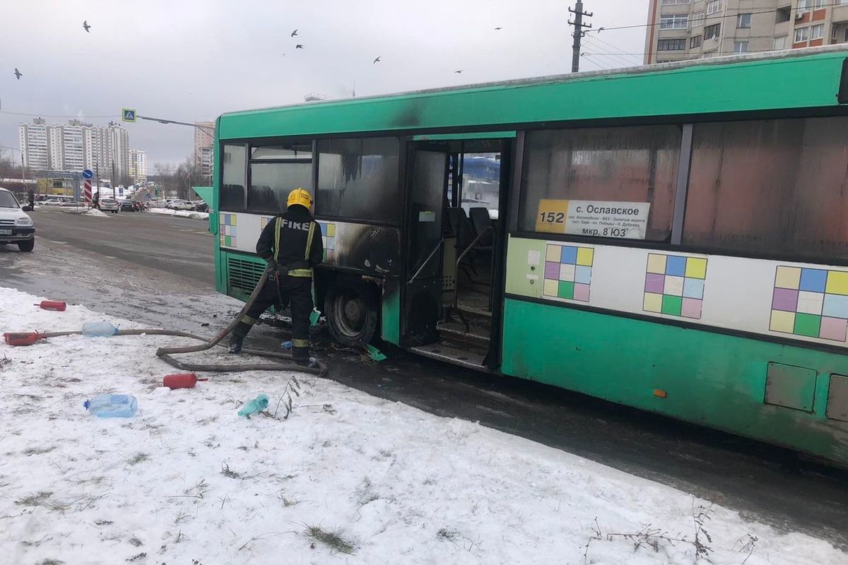 Во Владимире загорелся автобус - МК Владимир