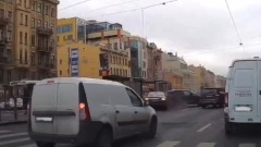 Актер Игорь Скляр спас пешеходов в Петербурге: видео ДТП