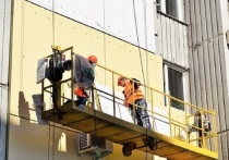 В городе Губкин Белгородской области подходит к концу ремонт общежития на улице Фрунзе