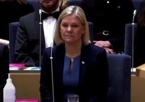 Глава Социал-демократической рабочей партии Швеции Магдалена Андерссон, которая сегодня возглавила правительство страны, спустя несколько часов подала в отставку с поста премьер-министра
