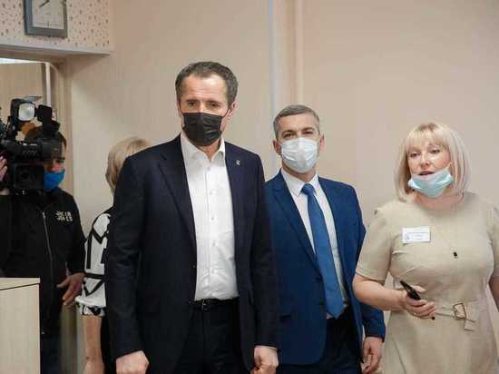 Вячеслав Гладков оценил капремонт детской музыкальной школы № 1 в Губкине