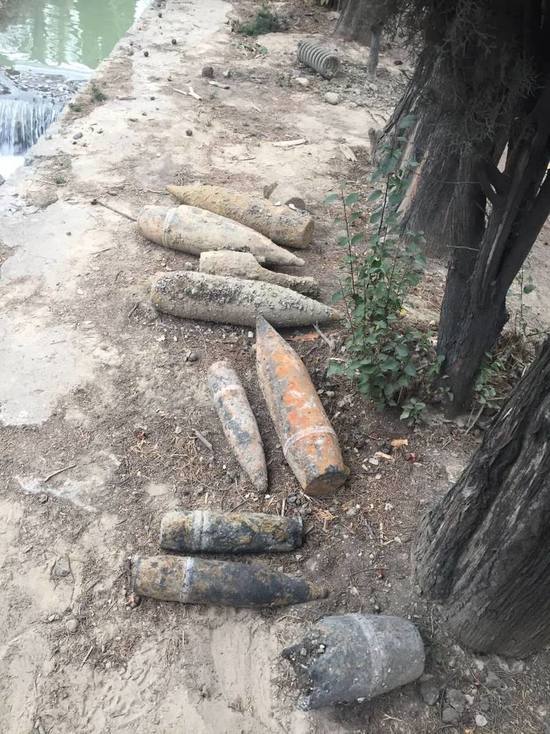 Более полусотни снарядов нашли при расчистке русла реки в Ялте