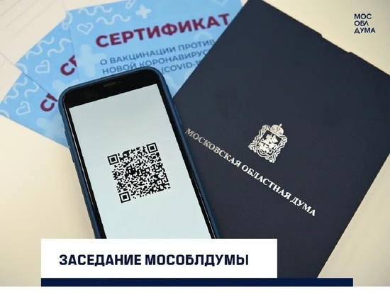 Введение QR-кодов поддержала Московская областная Дума