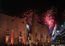 В Египте прошла пышная церемония открытия Аллеи сфинксов,  расположенной между двумя древнейшими храмами Луксора