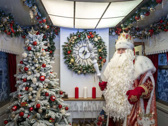 Поезд Деда Мороза прибудет в Екатеринбург 13 декабря