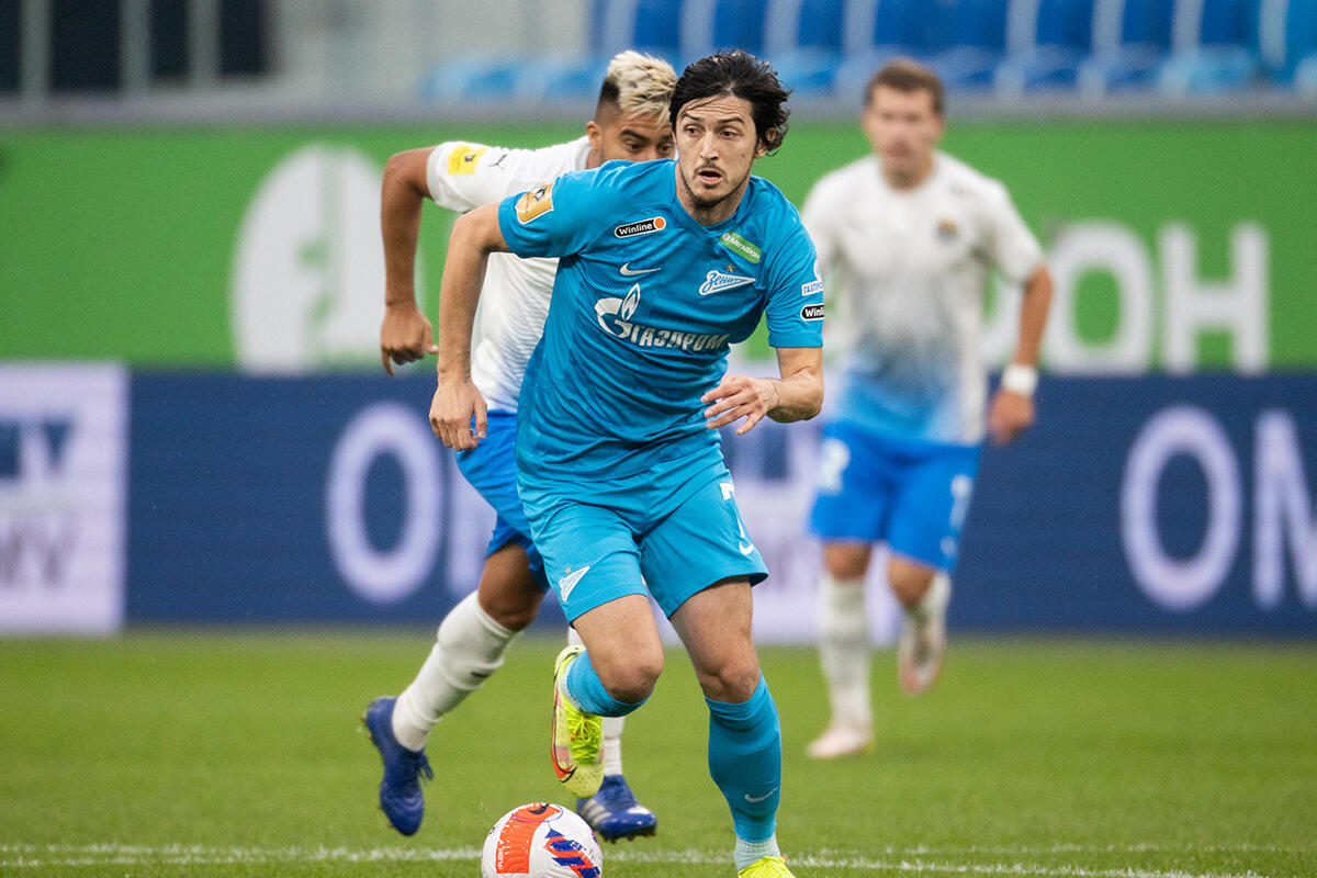 Зенит Лион Дзюба 2019