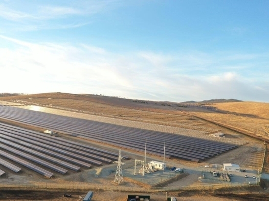 Первую очередь солнечной электростанции построили в Чите
