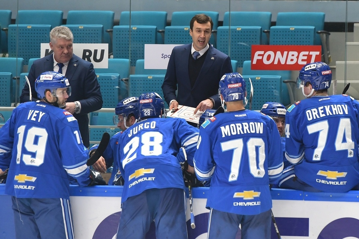 «Витязь» прервал серию «Барыса» из трех побед в КХЛ