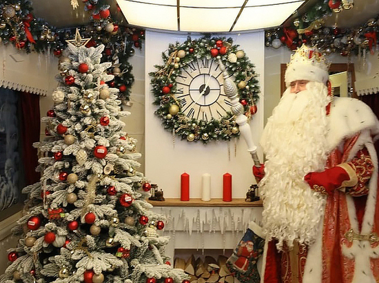5 января Тула встретит поезд Деда Мороза из Великого Устюга