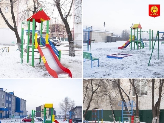 В столице Тувы обустроено 28 детских площадок