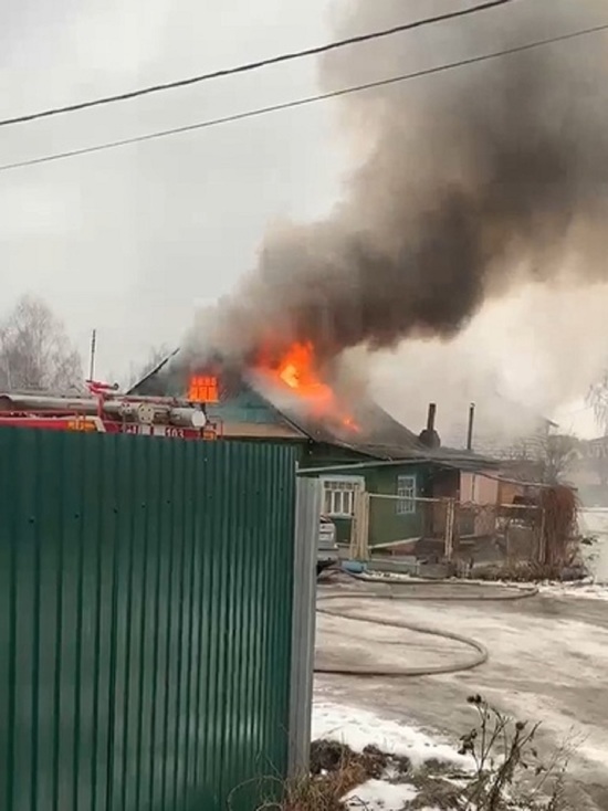 В Ярославле сгорел  жилой частный дом