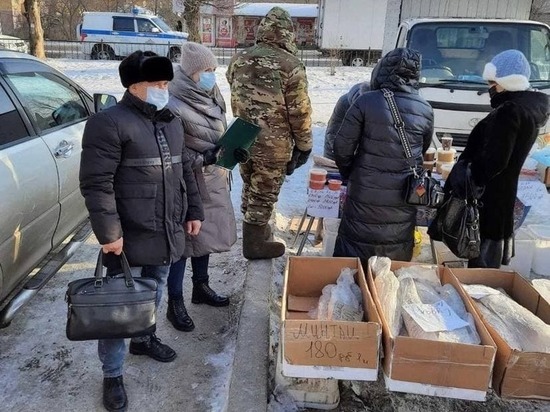 Случаи незаконной уличной торговли выявлены в Ингодинском районе Читы