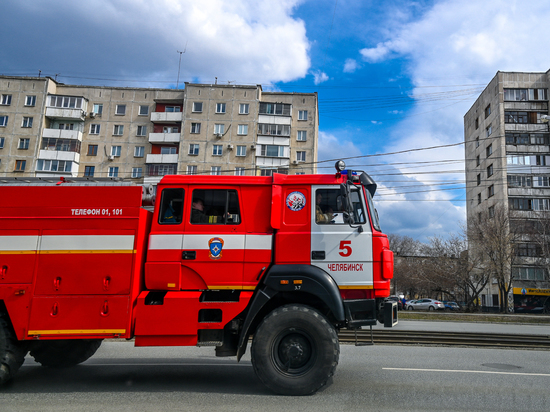 В Челябинске при пожаре погиб мужчина