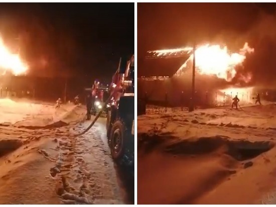 Очевидцы пожаловались на медленное тушение пожара в Томской области