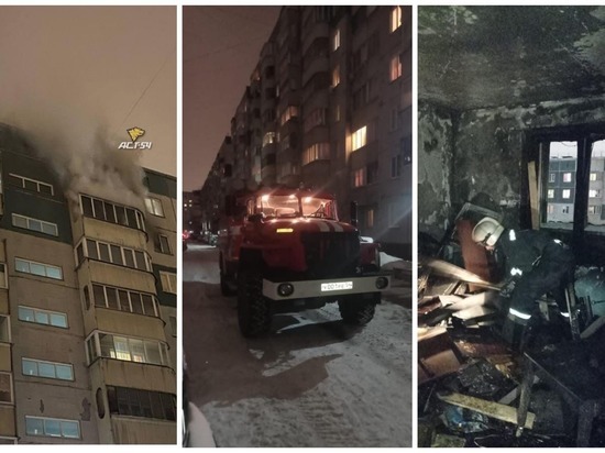 В пожаре в Ленинском районе Новосибирска погибли два человека