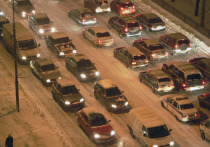 Пробки в Москве после снегопада достигли 9 баллов