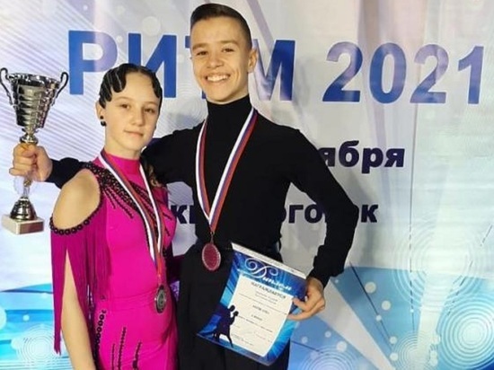 На национальных соревнованиях по танцевальному спорту «Ритм-2021» в подмосковном Красногорске юная пара из Новодвинска стала одним из лучших дуэтов страны в возрасте 12–13 лет