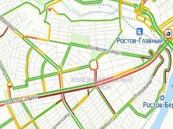 Из-за ДТП на Стачки в Ростове образовалась 6-километровая пробка