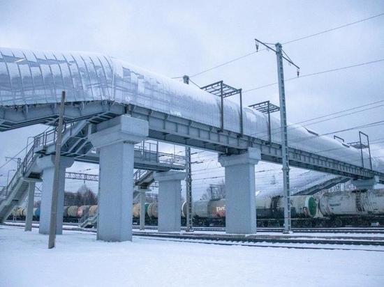 Новая эстакада связала железнодорожный вокзал в костромской Шарье с Ленинским и Октябрьским поселками