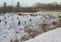 Самый большой каток Красноярска не готов из-за теплой погоды в ноябре и начале декабря