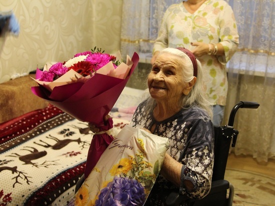 Участнице Великой Отечественной войны Ефимии Репетиловой  исполнилось 100 лет