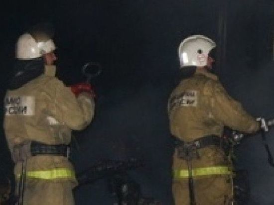 В Гагаринском СНТ ночью сгорел сарай