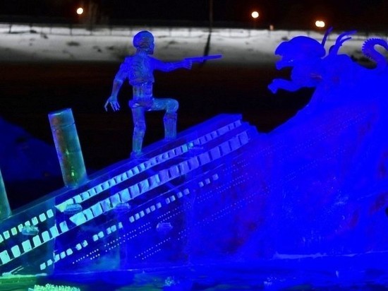 В Якутске назвали победителей конкурса ледовых скульптур "Бриллианты Якутии"