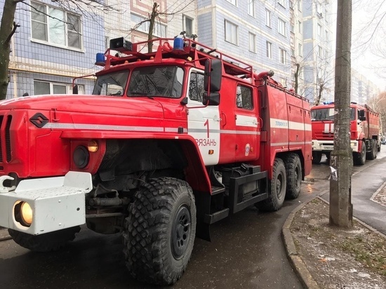 При пожаре на улице Есенина в Рязани эвакуировали 30 человек