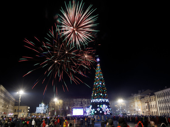 Главную новогоднюю ель в Пскове начнут устанавливать 8 декабря