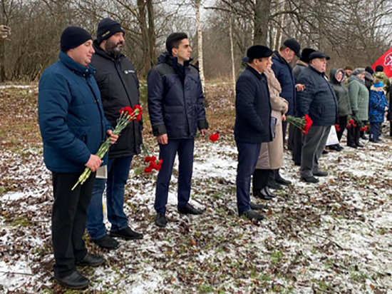 Сотрудники СУСК приняли участие в перезахоронении останков солдат ВОВ