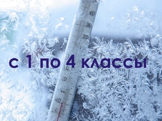 Из-за мороза остаться дома рекомендуют младшеклассникам в Ноябрьске
