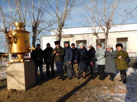 Самовар почти за 100 тысяч рублей установили в одном из сёл Бурятии