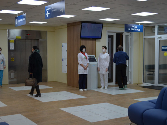 В одной из поликлиник города Тамбова завершили ремонт регистратуры